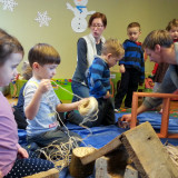 Mali Działkowcy budują osiedle dla pszczół, luty 2015